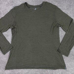 Kuhl Shirt Men's Large Green Intent Krew Long Sleeve Base Layer Hiking Outdoor